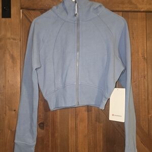 lululemon athletica Light Blue Zip-Up Hoodie